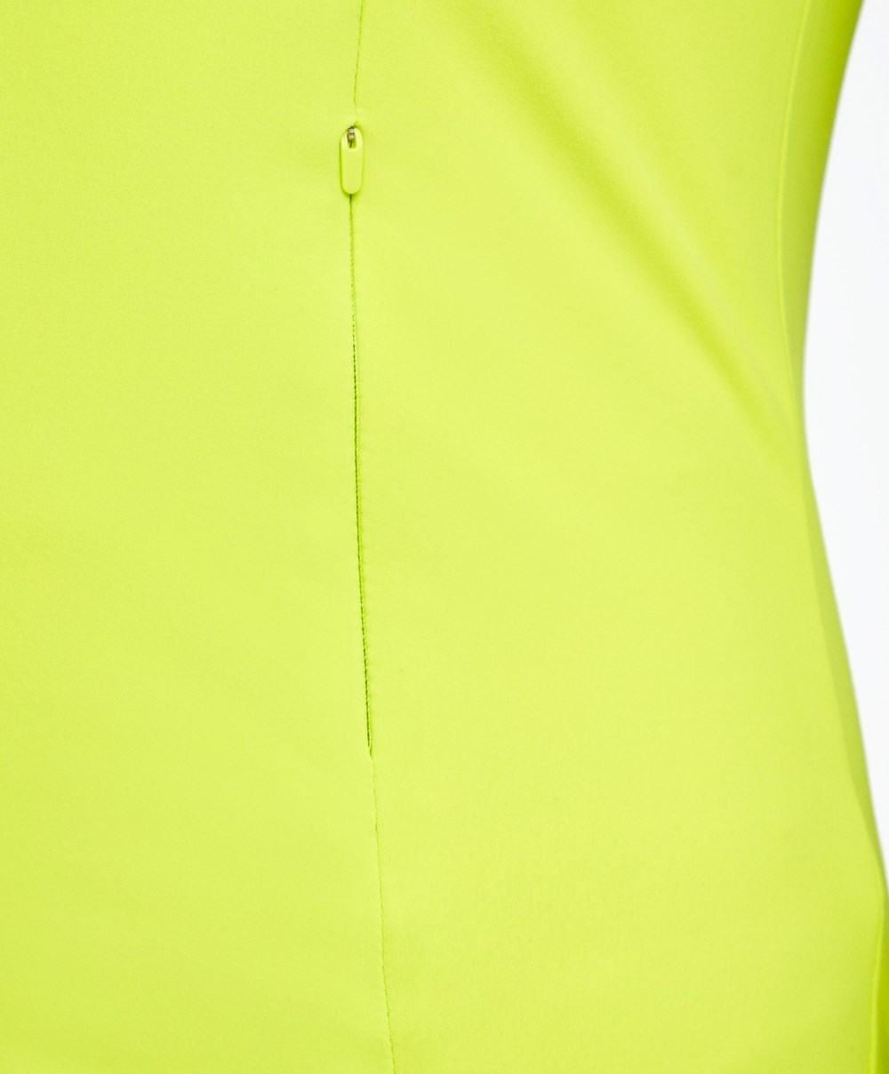 Oysho Light Warm Futó Jacket Lime | IUZPBK-962