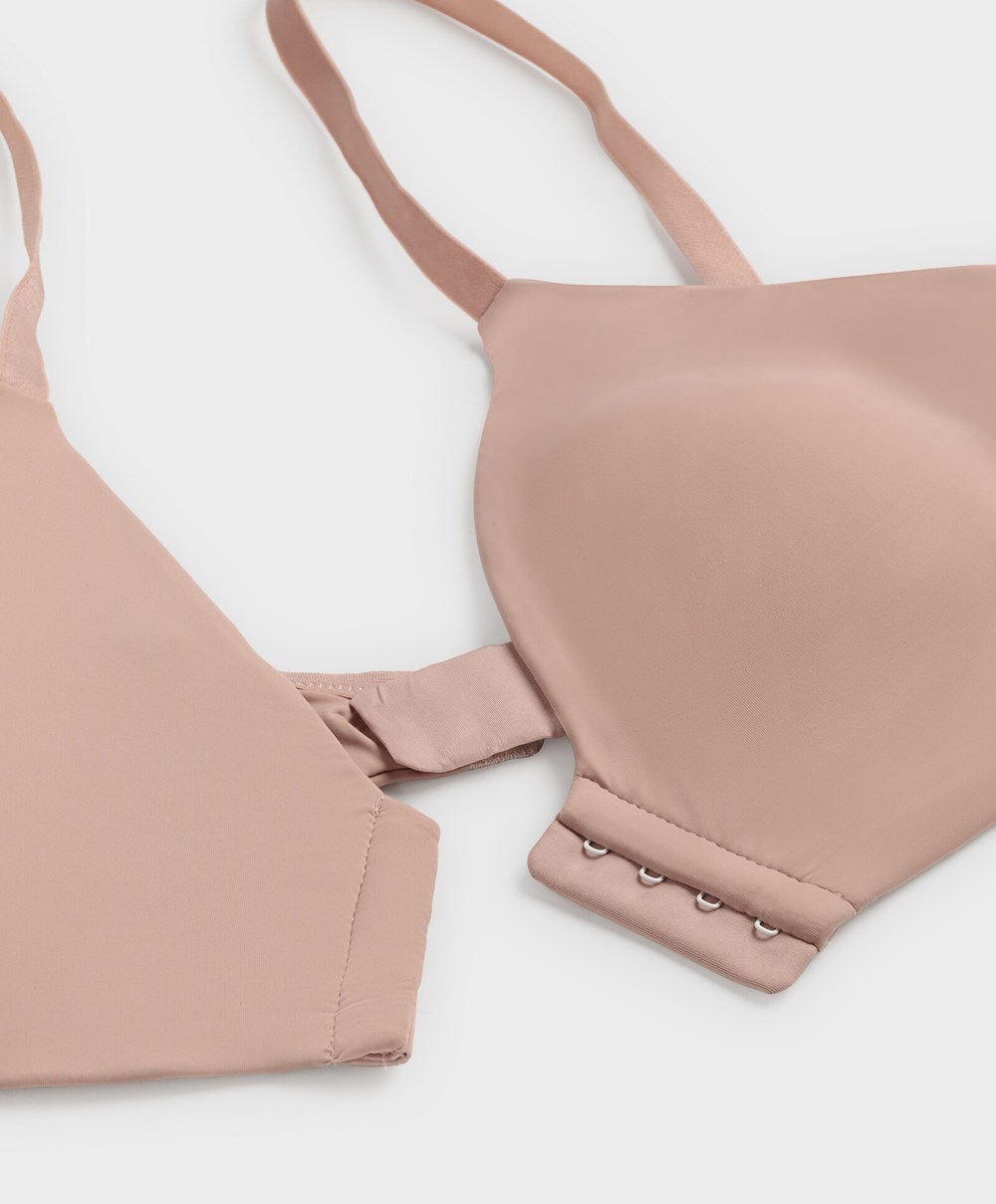 Oysho Lola Bra With Left Cup Rózsaszín | XLJRVF-987