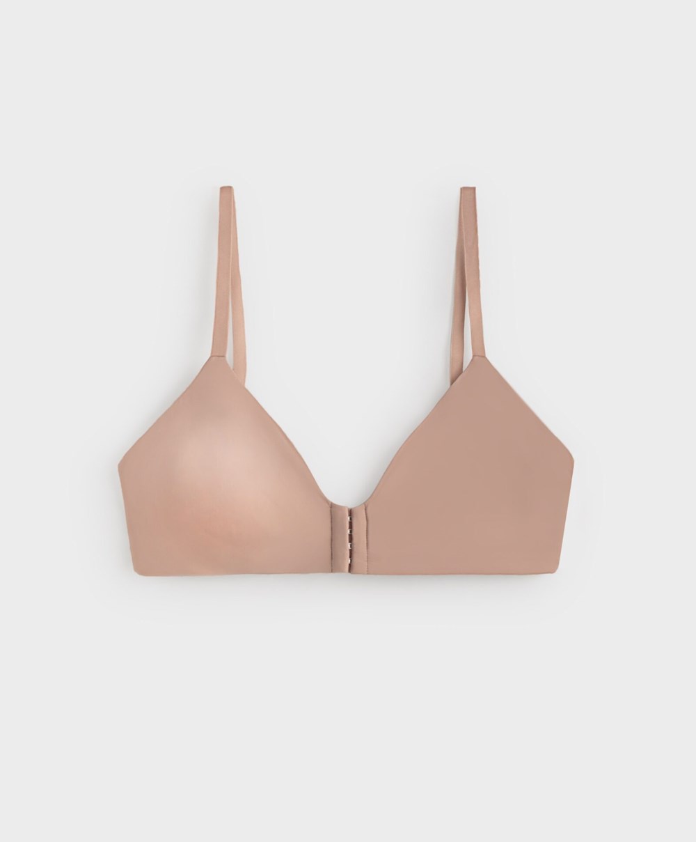 Oysho Lola Bra With Right Cup Rózsaszín | XNOCRU-296