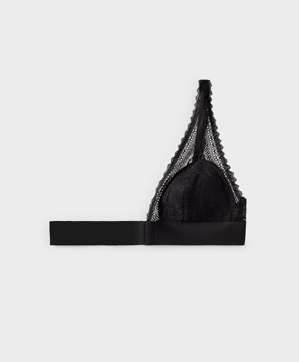 Oysho Lola Multiway Bra With Left Cup Fekete | XKDISN-143