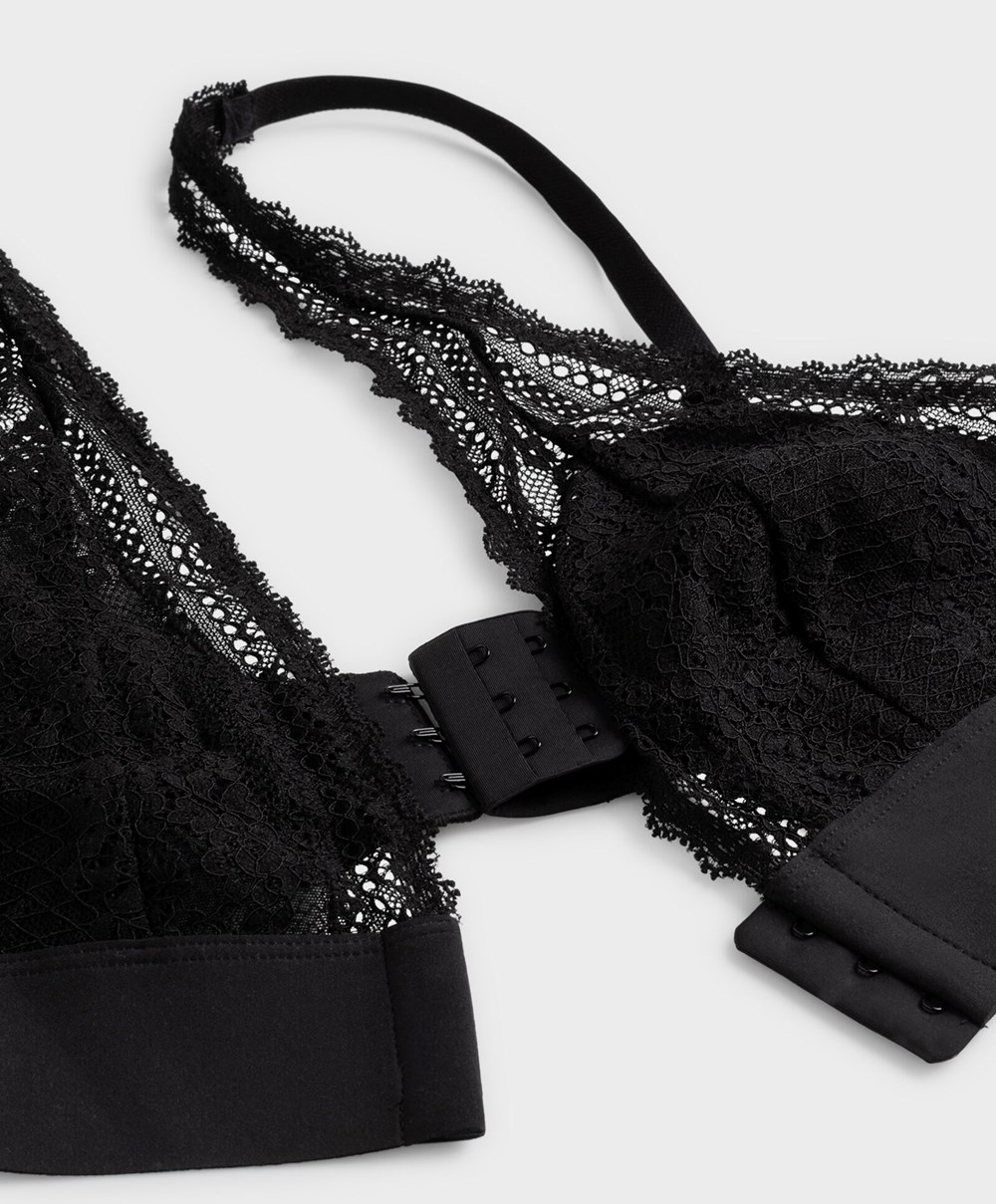 Oysho Lola Multiway Bra With Left Cup Fekete | XKDISN-143