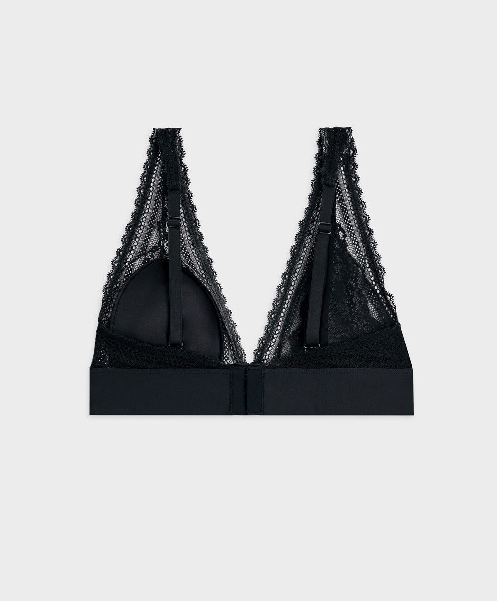 Oysho Lola Multiway Bra With Left Cup Fekete | XKDISN-143