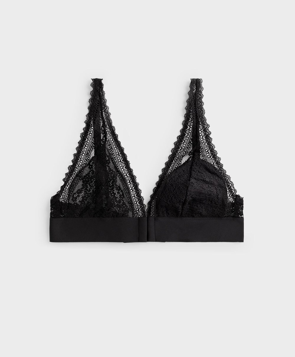 Oysho Lola Multiway Bra With Left Cup Fekete | XKDISN-143