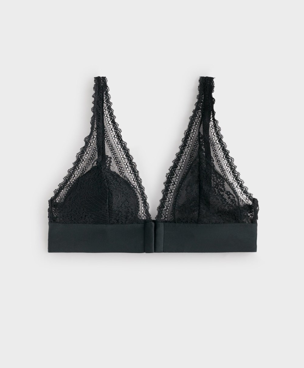 Oysho Lola Multiway Bra With Right Cup Fekete | DGLUFJ-391