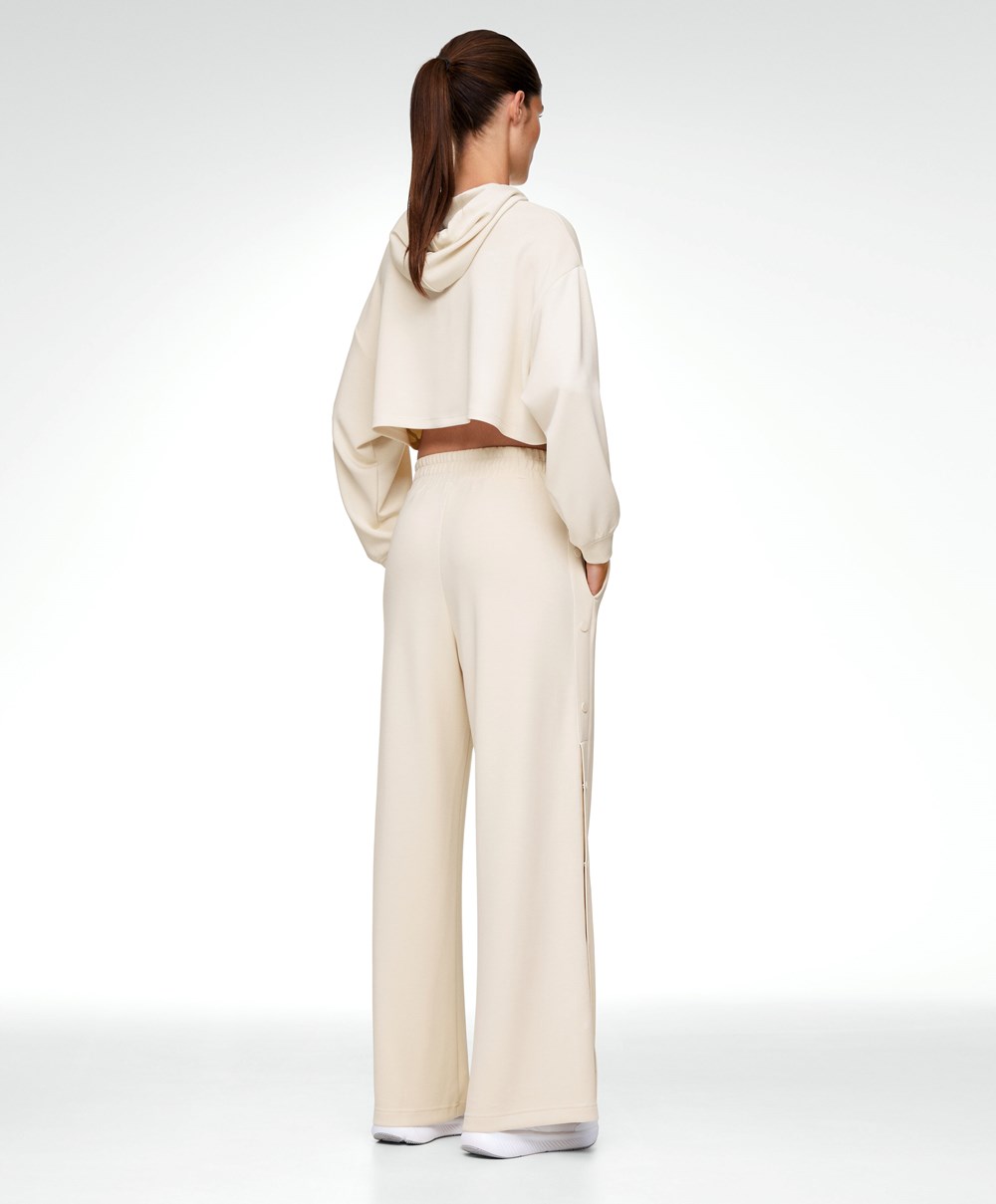 Oysho Long Modal White Total Look Stone | OMPTYD-530