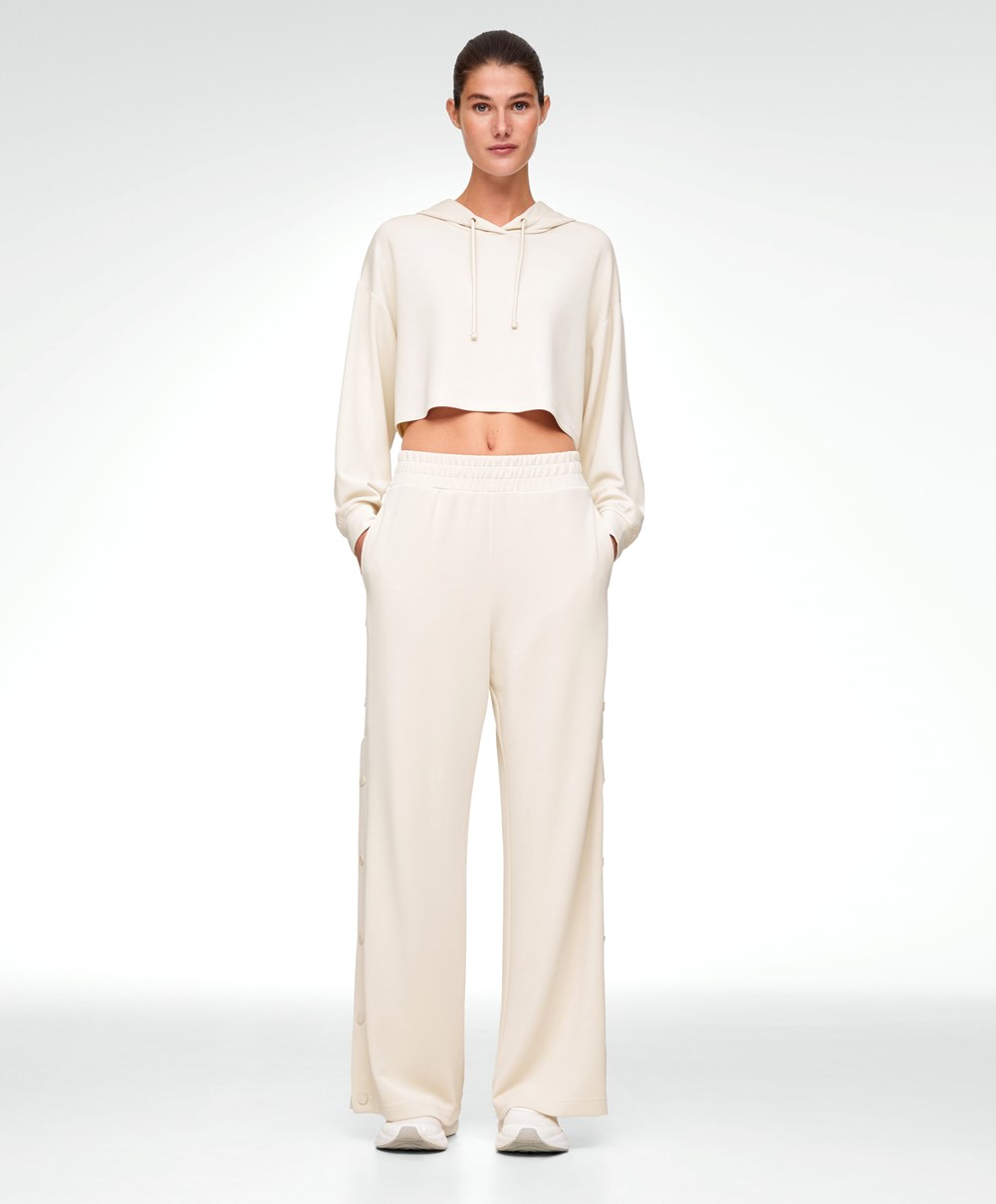 Oysho Long Modal White Total Look Stone | OMPTYD-530