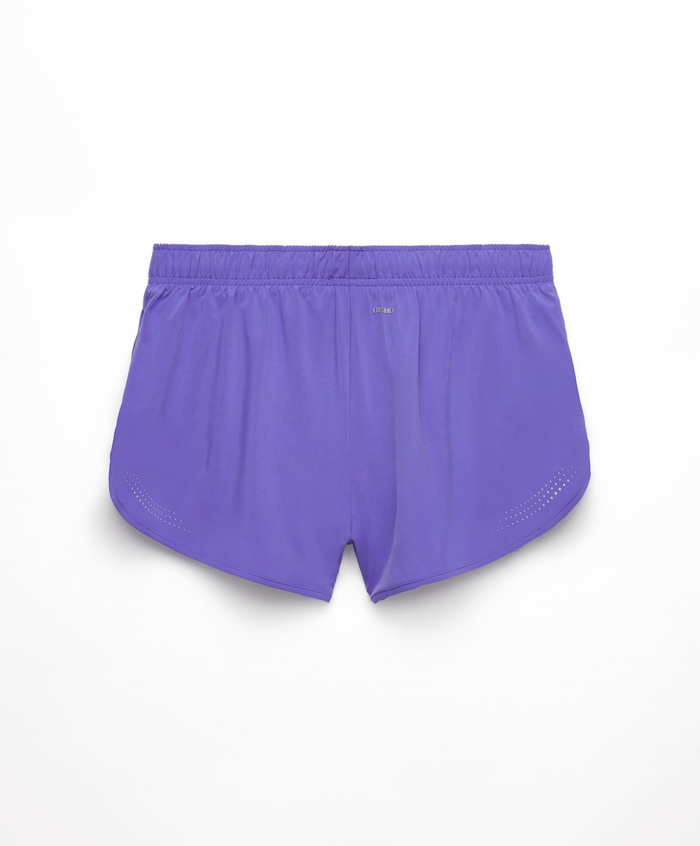 Oysho Mini Futó Shorts Violet | PBAMZX-498