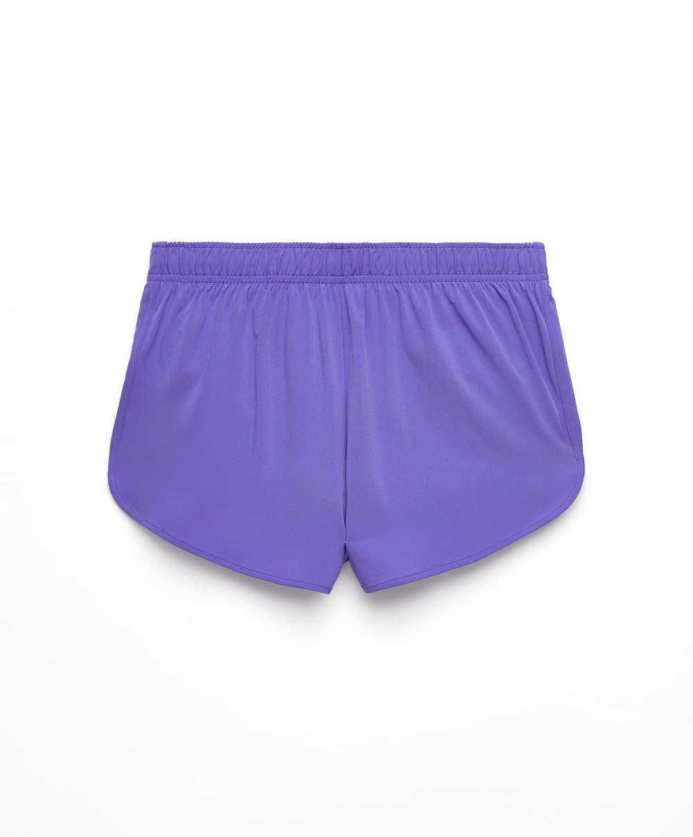 Oysho Mini Futó Shorts Violet | PBAMZX-498