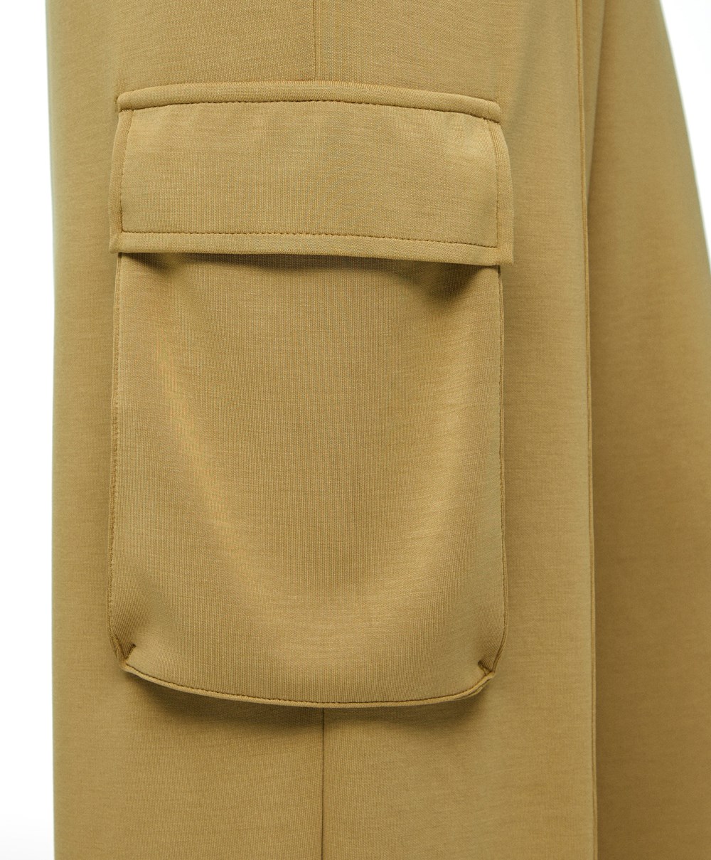 Oysho Modal Cargo Trousers Olivazöld | HGCFTZ-302