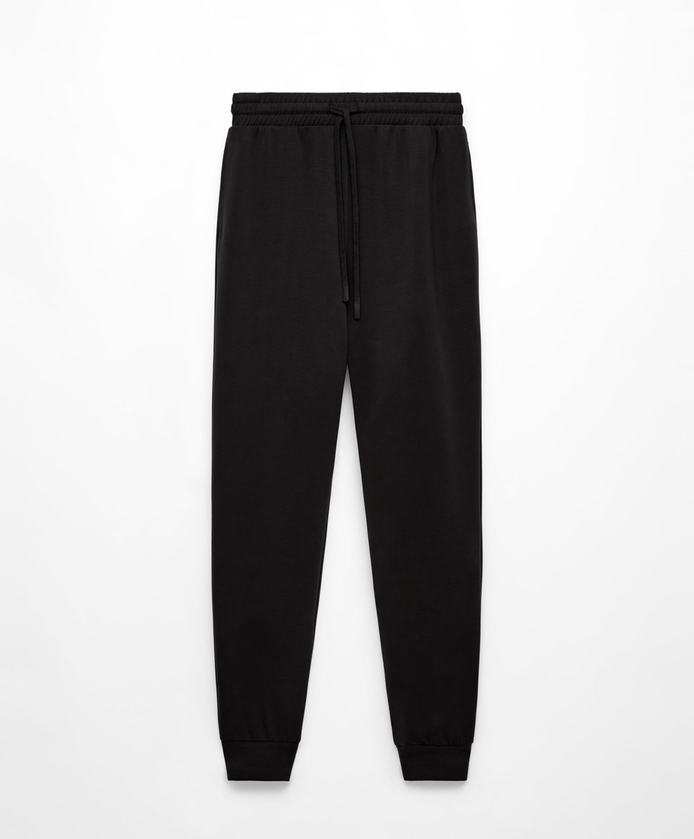 Oysho Modal Joggers Fekete | IPRHDE-341