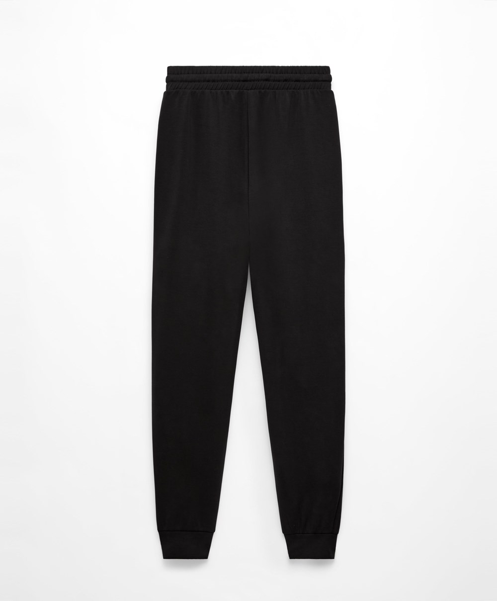 Oysho Modal Joggers Fekete | IPRHDE-341