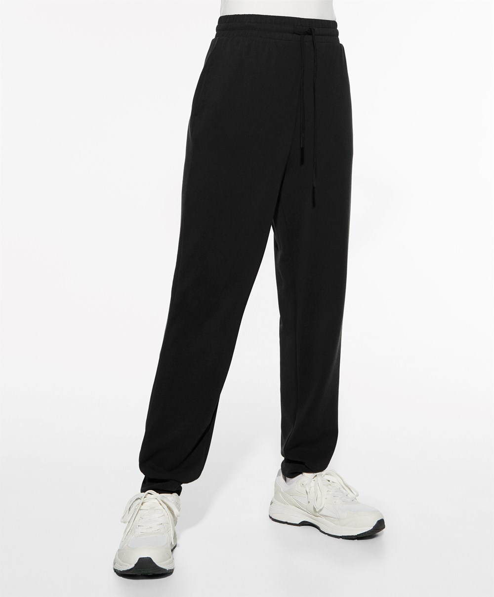 Oysho Modal Joggers Fekete | IPRHDE-341