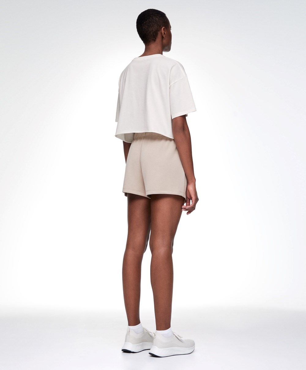 Oysho Modal Skort Oatmeal | KPGBQH-854