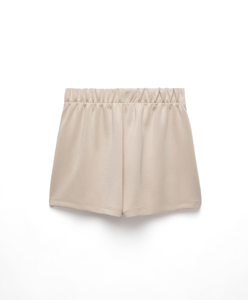 Oysho Modal Skort Oatmeal | KPGBQH-854