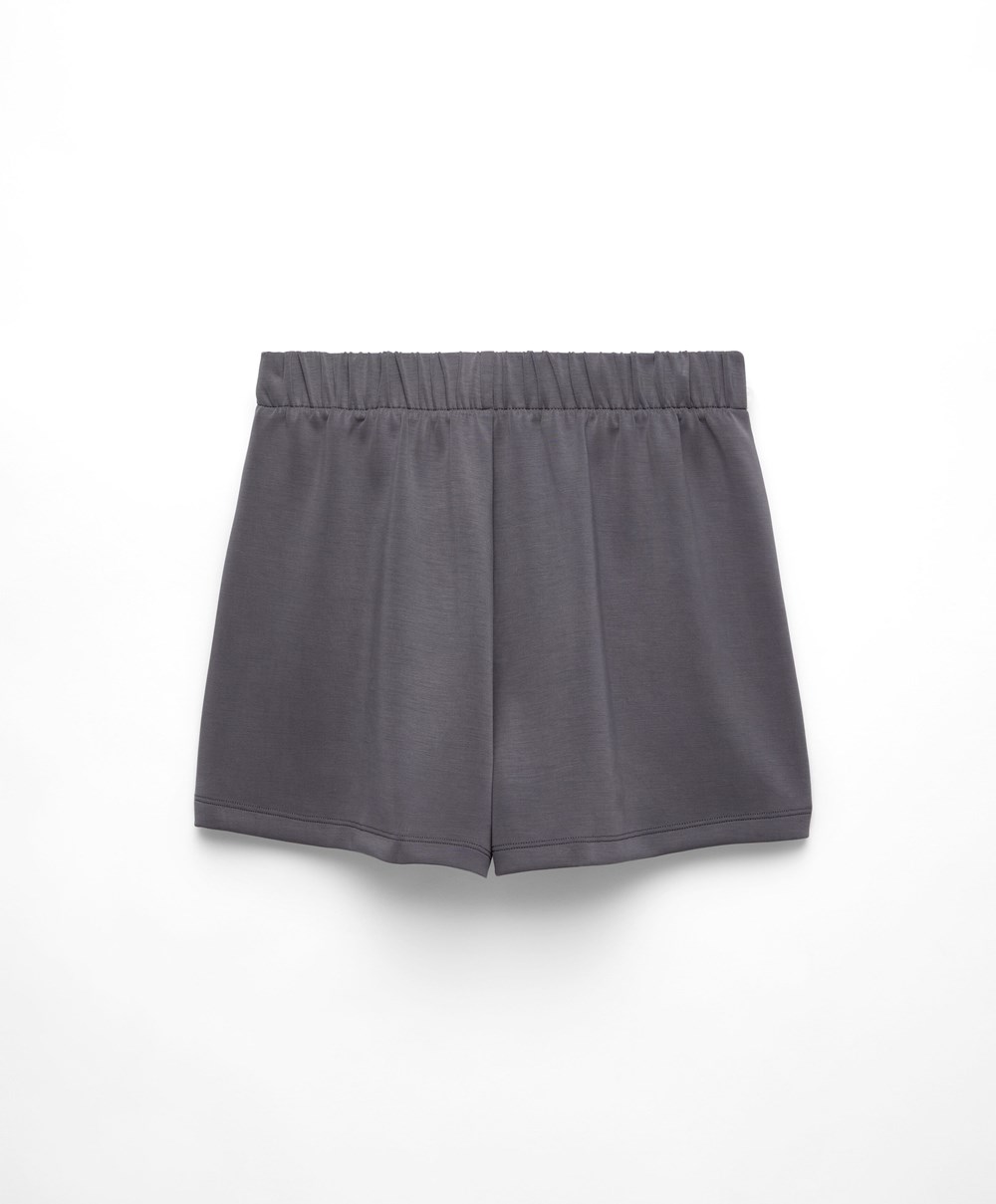 Oysho Modal Skort Purple-grey | LSIVFE-723