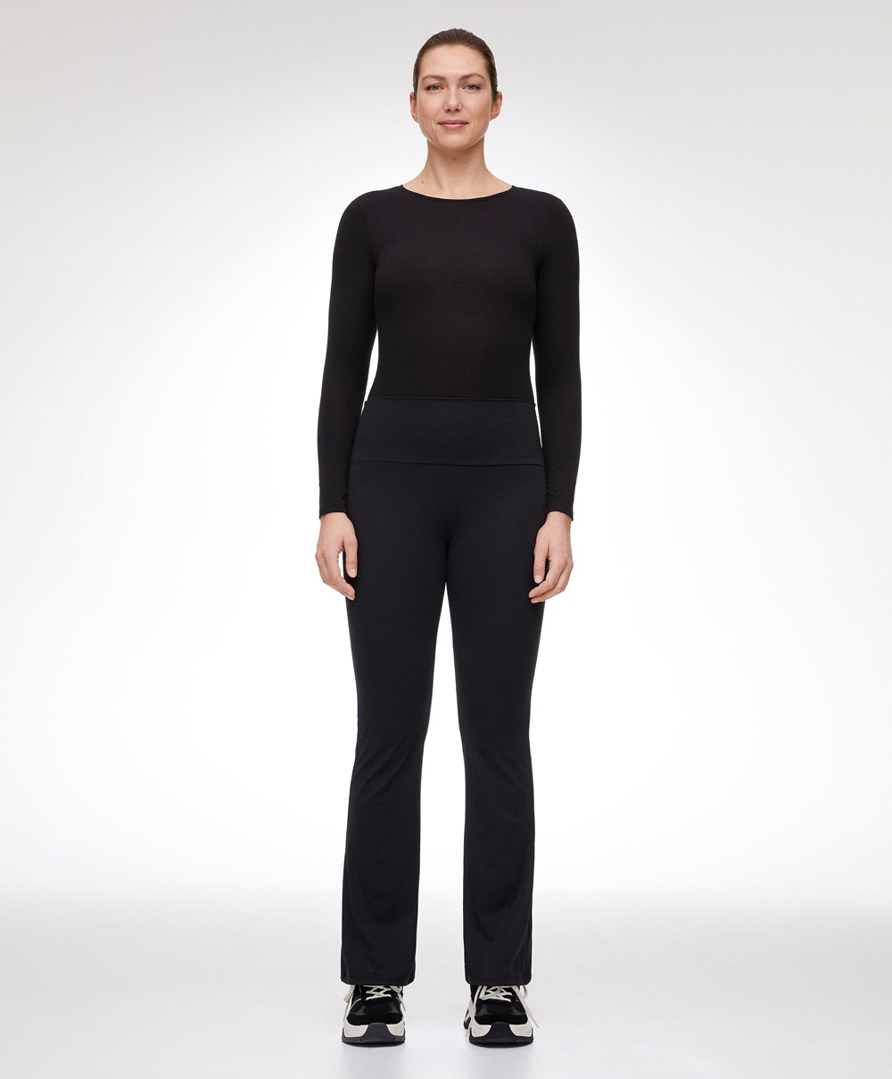 Oysho Outlast® Thermal Body Fekete | IXZPLU-613