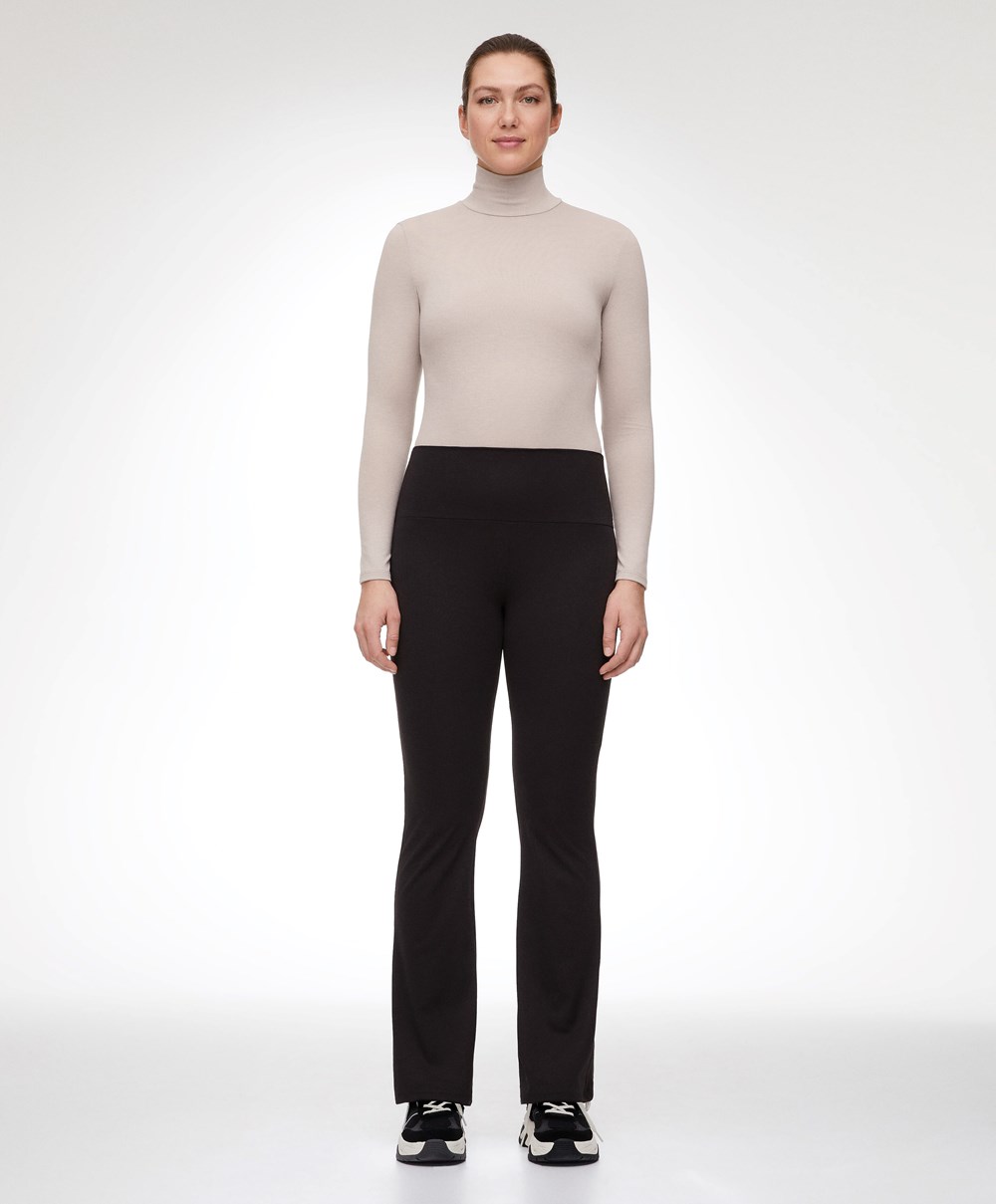 Oysho Outlast® Thermal High-neck Body Pale Taupe | JGUFDH-403