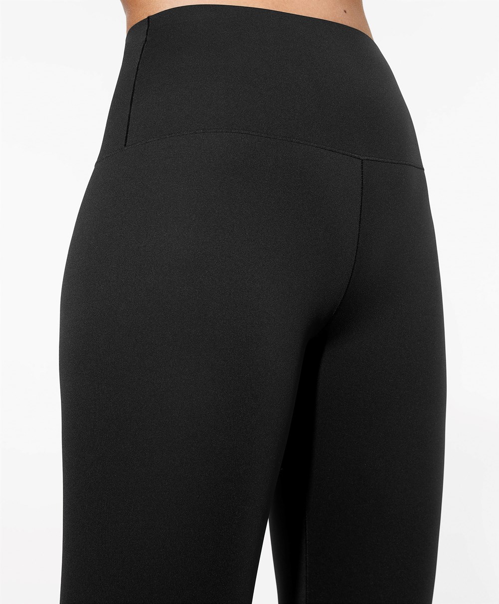 Oysho Perfect-adapt High-rise 65cm Ankle-length Leggings Fekete | LOVDYS-461