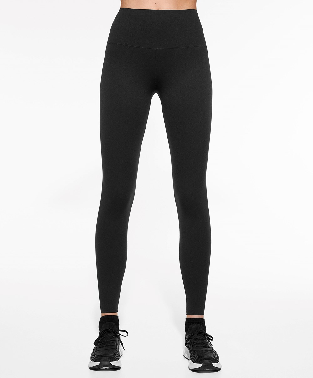 Oysho Perfect-adapt High-rise 65cm Ankle-length Leggings Fekete | LOVDYS-461