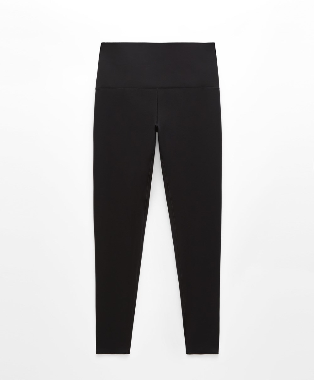 Oysho Perfect-adapt High-rise 65cm Ankle-length Leggings Fekete | LOVDYS-461