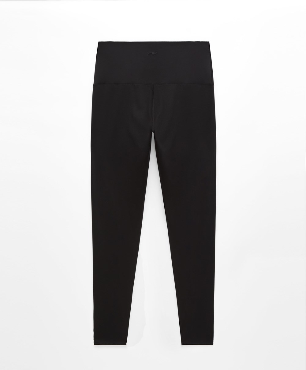 Oysho Perfect-adapt High-rise 65cm Ankle-length Leggings Fekete | LOVDYS-461