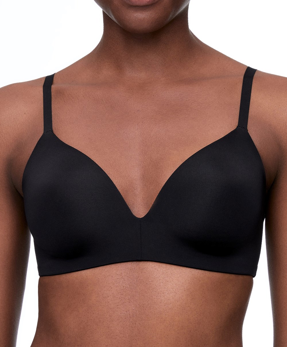 Oysho Polyamide Full Triangle Bra Fekete | ERMUDJ-957