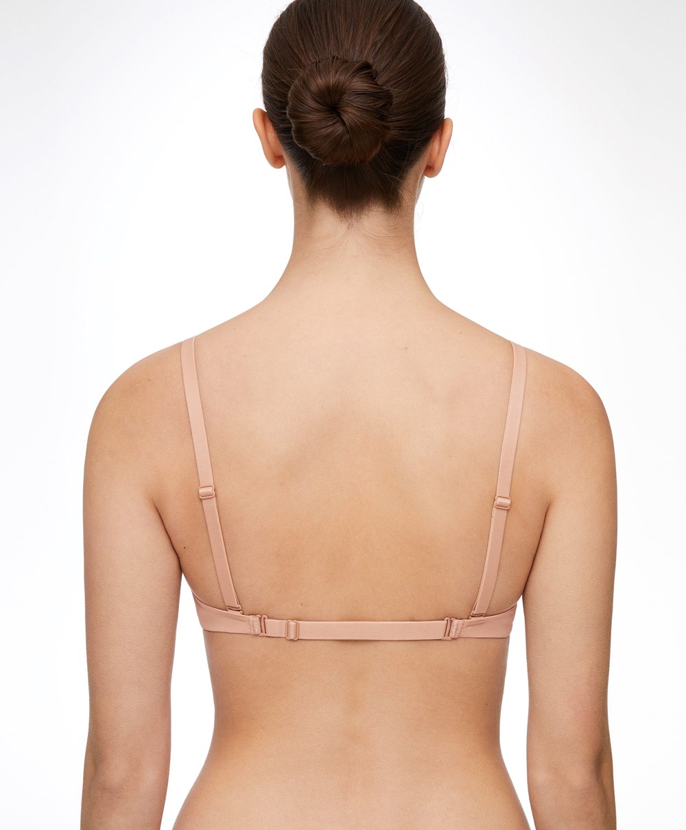 Oysho Polyamide Multiway Classic Bra Bézs | SMCKLN-657