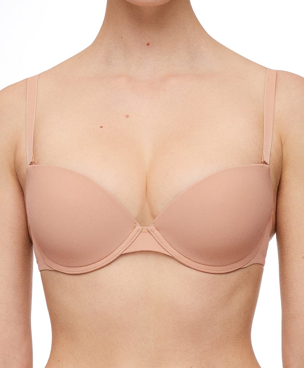 Oysho Polyamide Multiway Classic Bra Bézs | SMCKLN-657