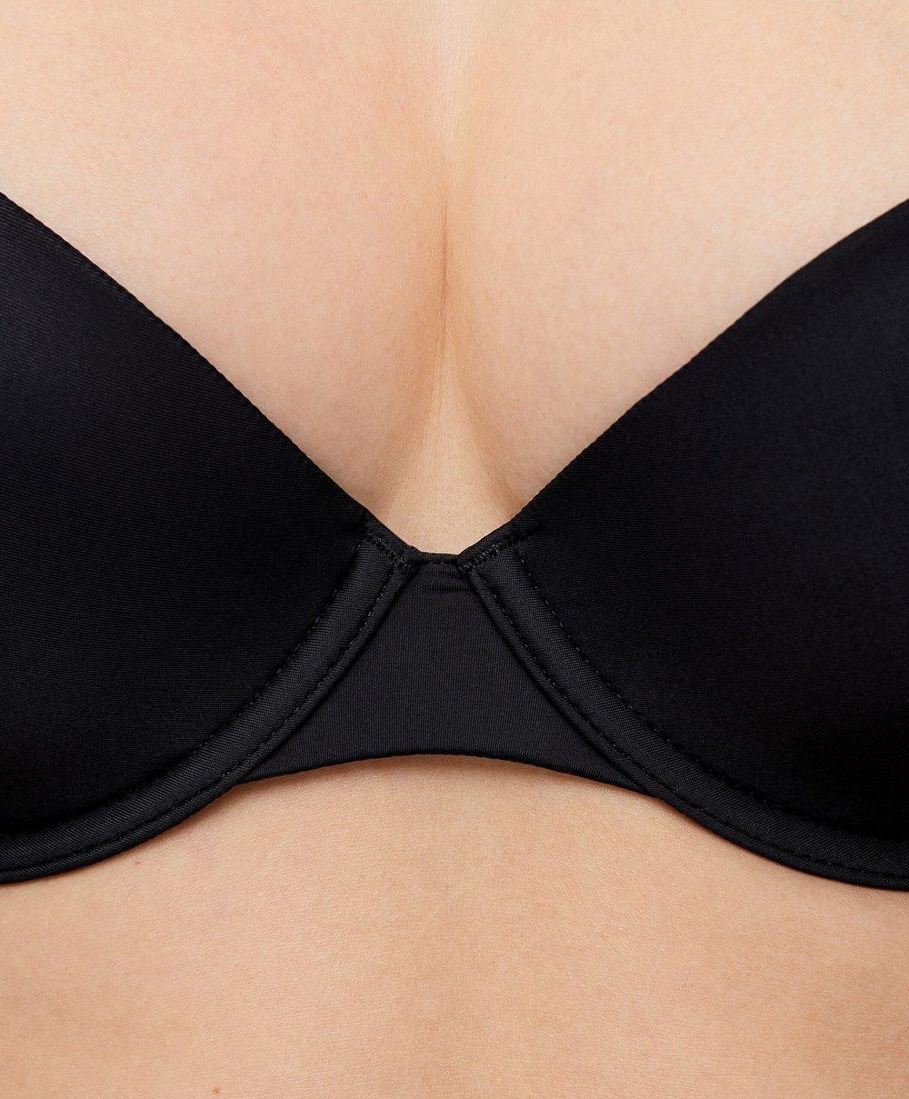 Oysho Polyamide Multiway Classic Bra Fekete | UKJGCF-621