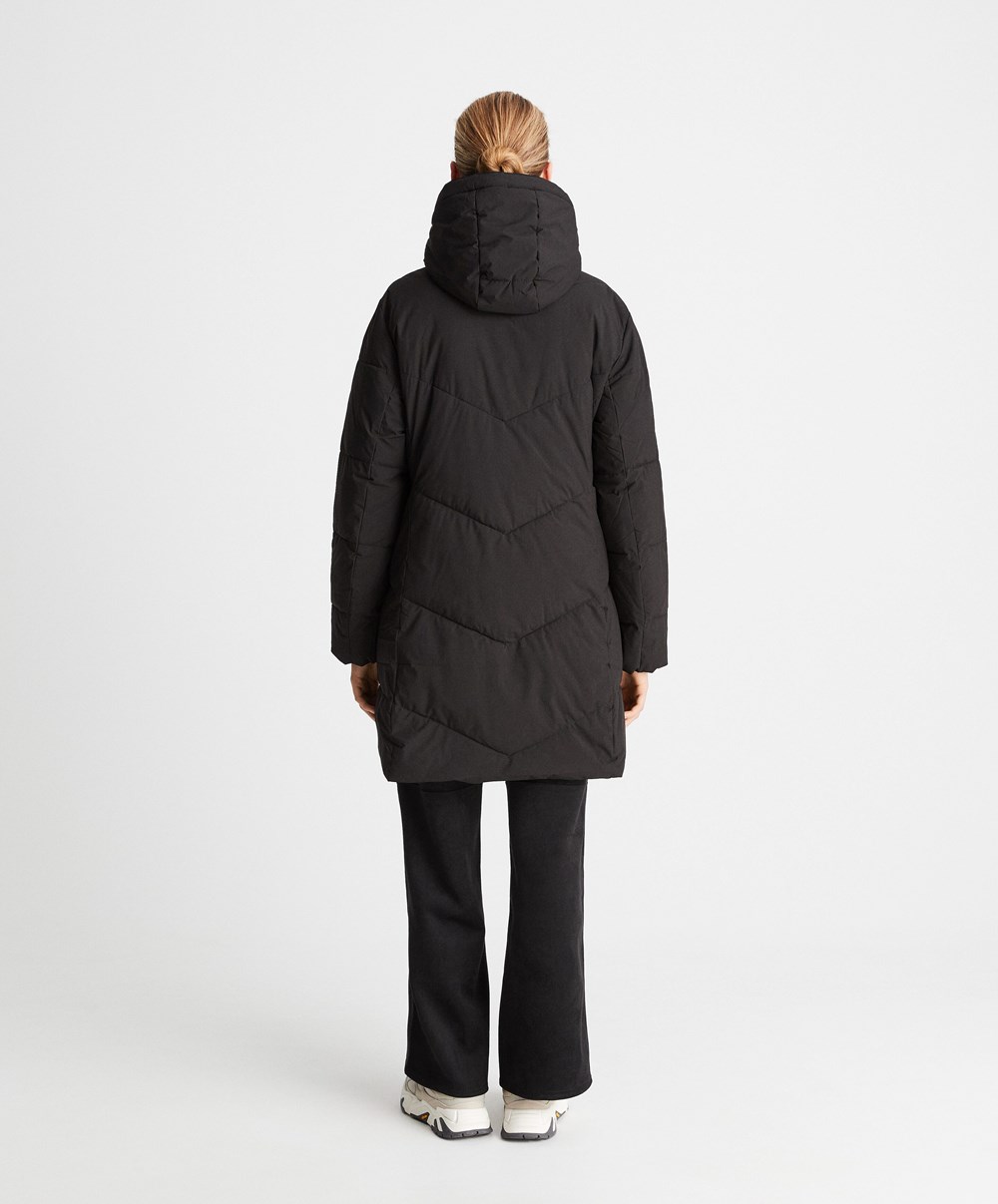 Oysho Primaloft® Coat Fekete | XDWULY-825