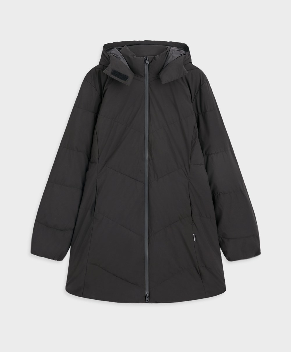 Oysho Primaloft® Coat Fekete | XDWULY-825