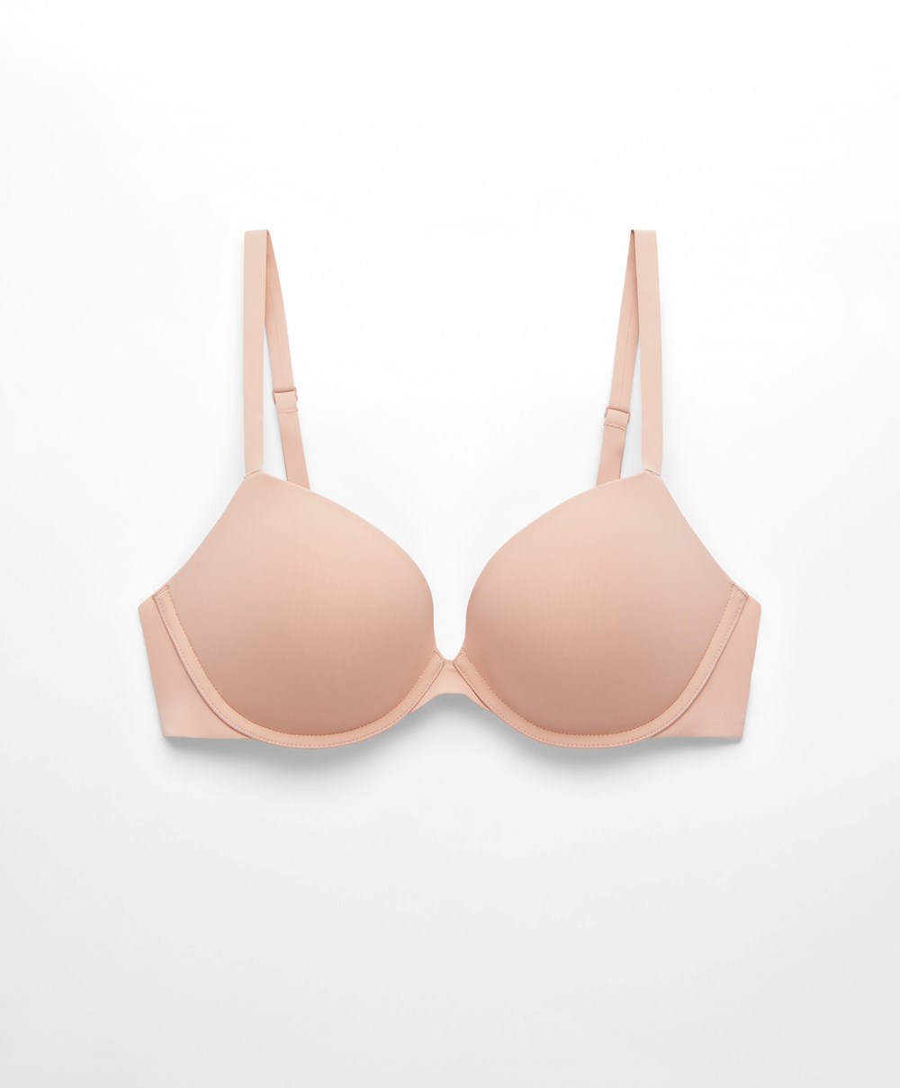 Oysho Push-up Classic Bra In Polyamide Bézs | KIGOWJ-302