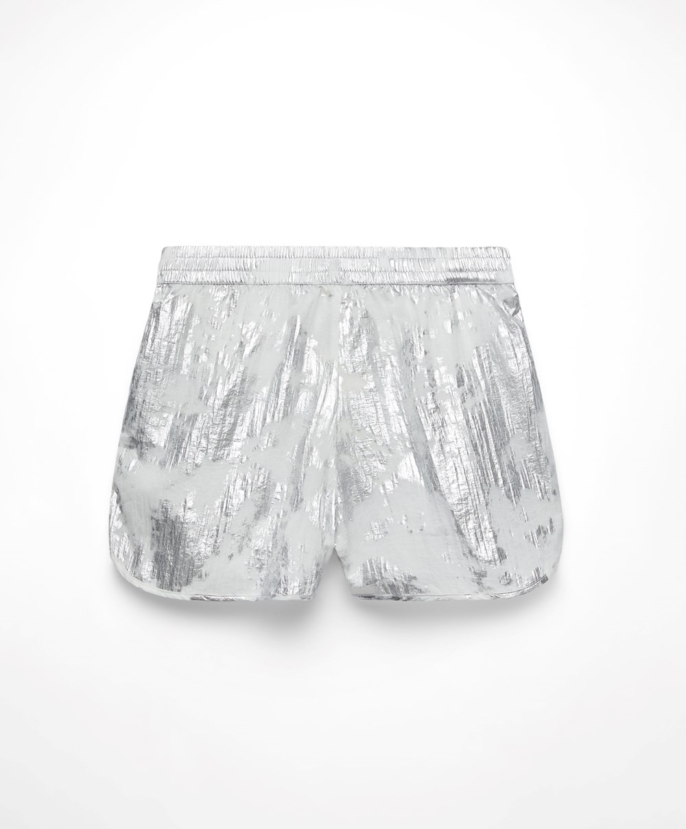 Oysho Silver Shorts Titán | NRQFXM-024