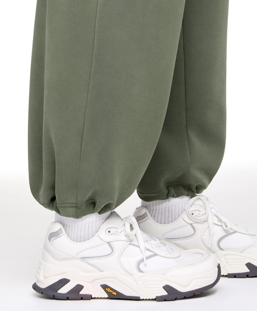 Oysho Soft-touch Modal Cargo Joggers Khaki | QHPGOS-417