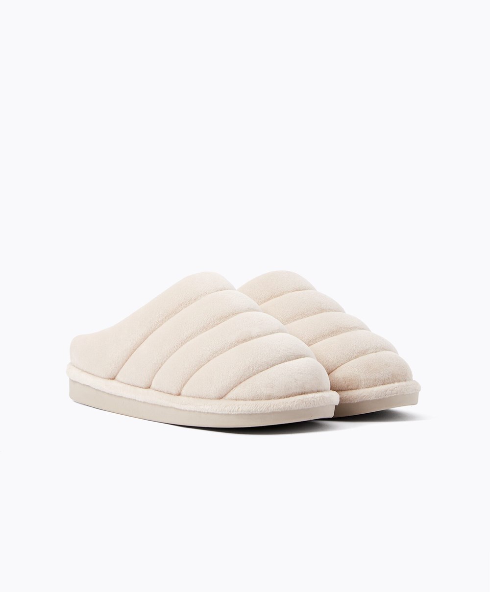 Oysho Steppelt Clogs Mink | BZXYWO-431