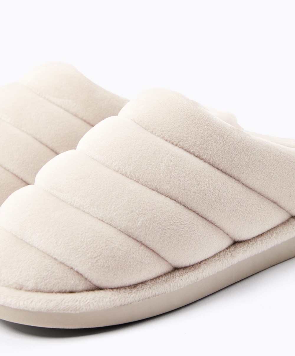 Oysho Steppelt Clogs Mink | BZXYWO-431