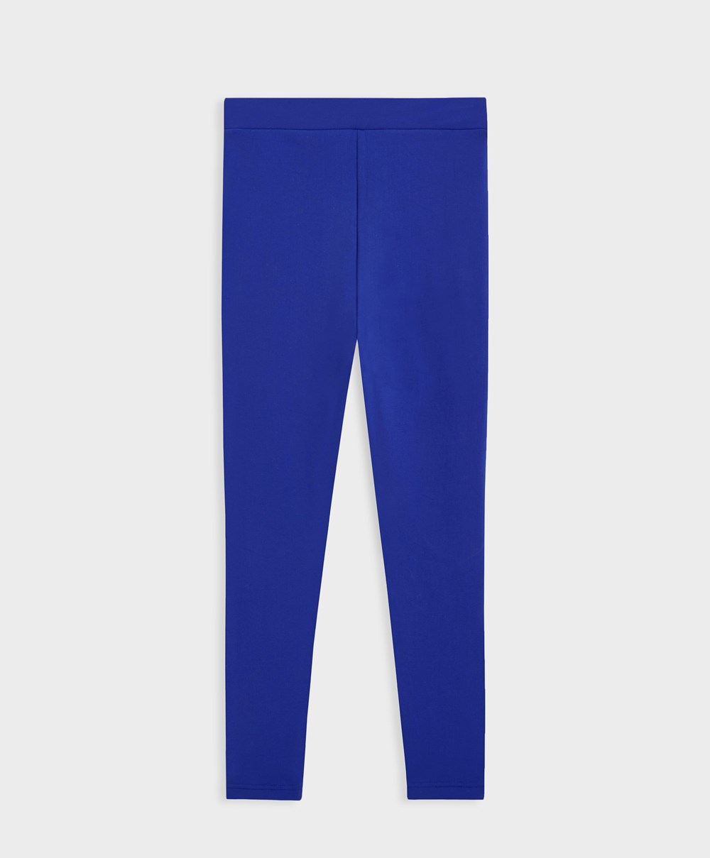 Oysho Super Extra Warm 70cm Ankle-length Leggings Kék | BVNTKM-185