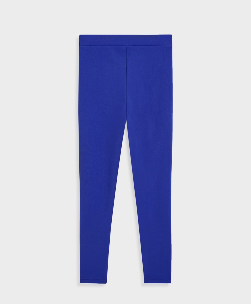 Oysho Super Extra Warm 70cm Ankle-length Leggings Kék | BVNTKM-185