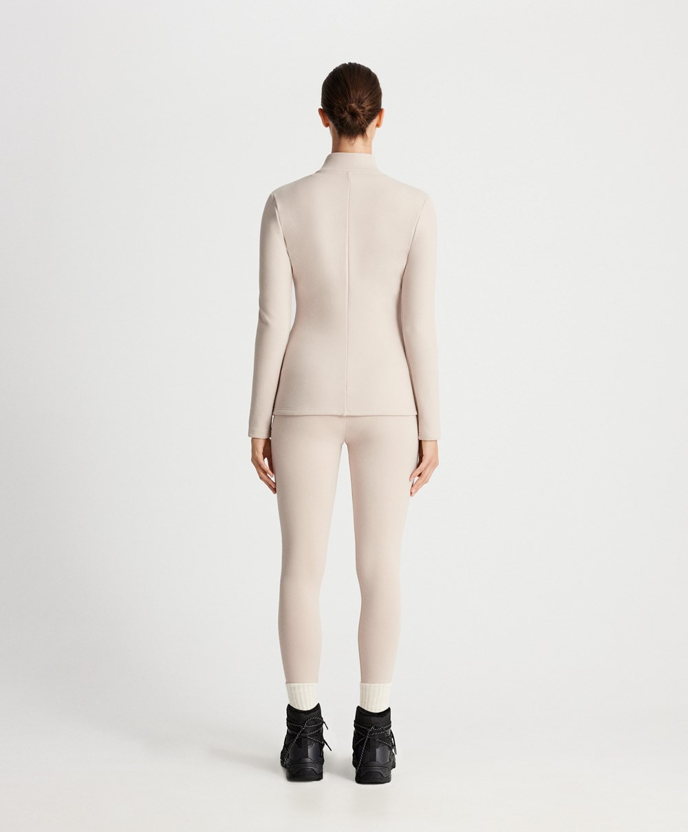 Oysho Super Extra Warm 70cm Ankle-length Leggings Marble | CQWOHN-376