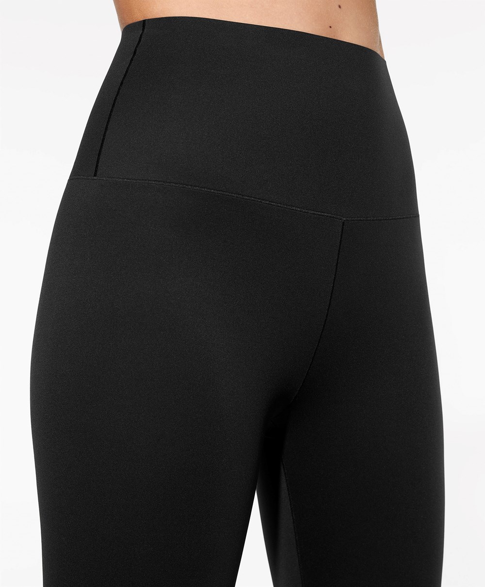 Oysho Super-high-rise 65cm Ankle-length Leggings Fekete | LHBNYQ-516