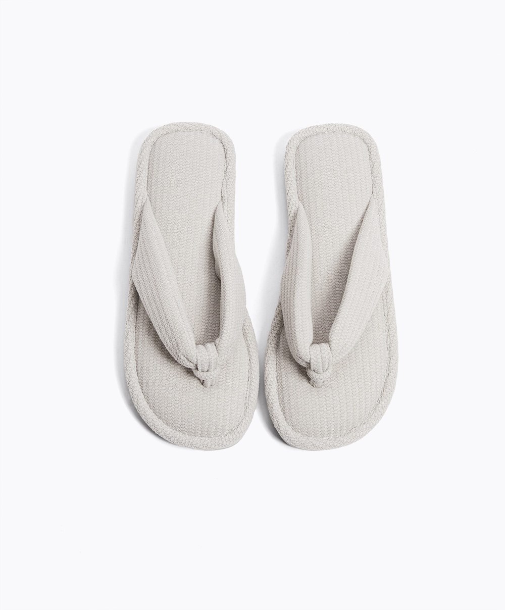 Oysho Texture Tanga Sandals Szürke | EFYUMZ-251