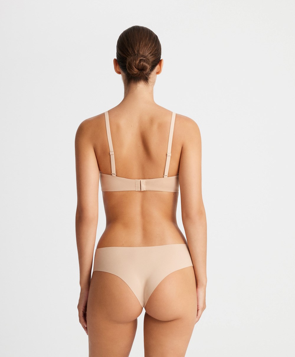 Oysho Triangle Nursing Bra Bézs | BVEQCF-523