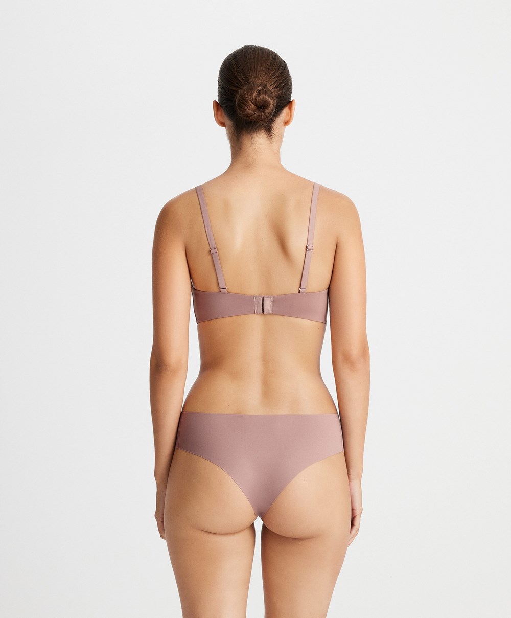 Oysho Triangle Nursing Bra Soft Mauve | RKFAYS-195