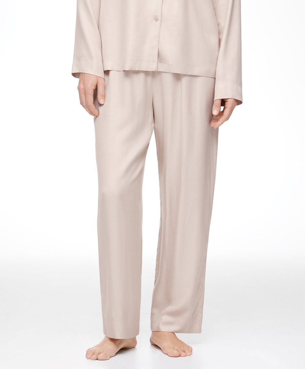 Oysho Trousers With Piping Stone | TULMAF-475