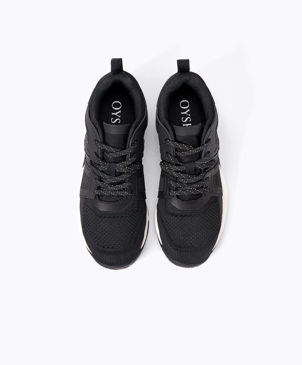 Oysho U-train-i Trainers Fekete | VAXYQW-407