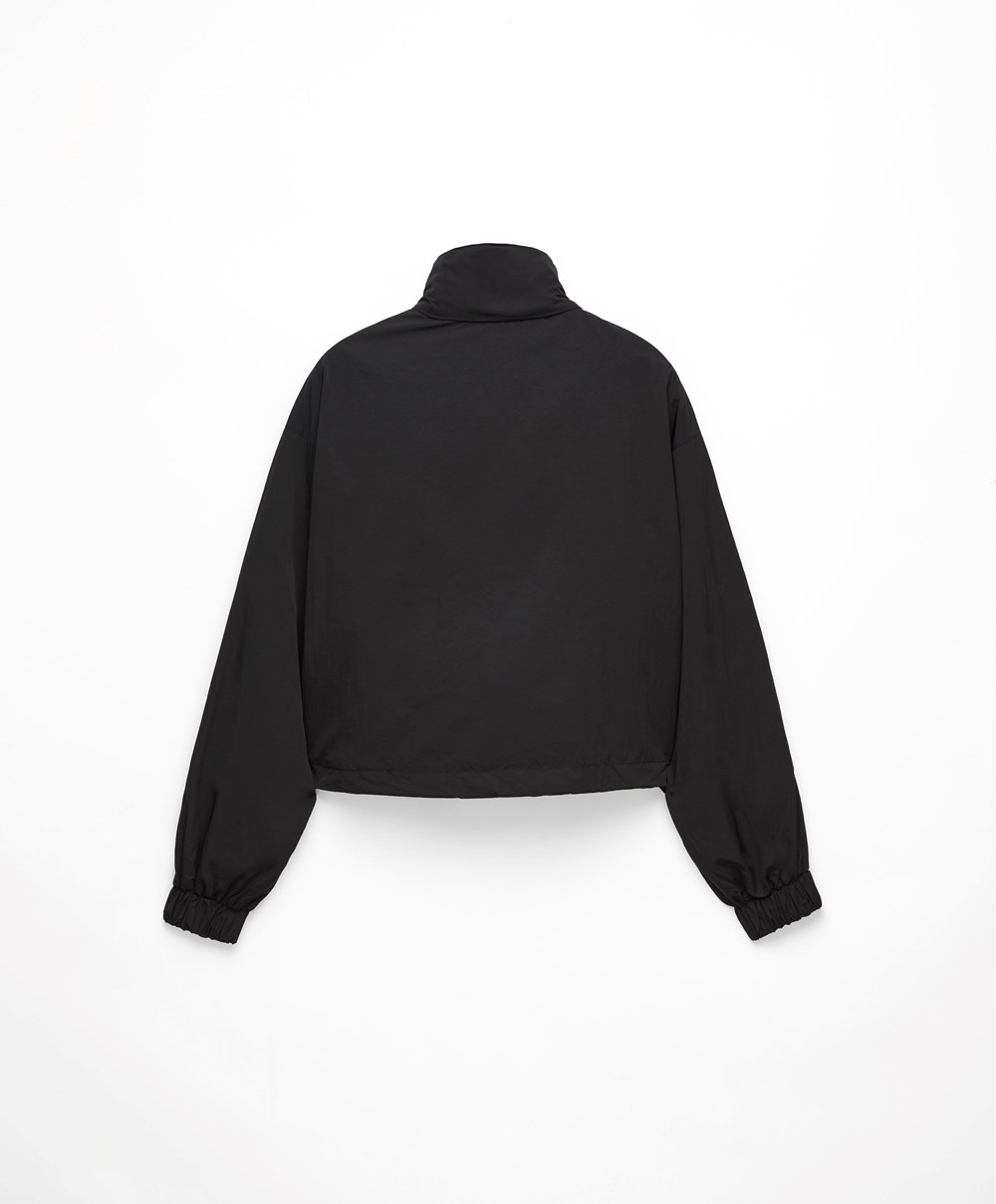 Oysho Vizi-repellent Jacket Fekete | QBLFDC-849