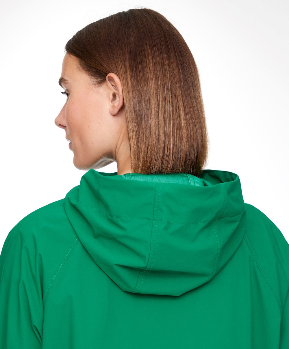 Oysho Vizi-repellent Kangaroo Jacket Sötétzöld | TIJWMH-278