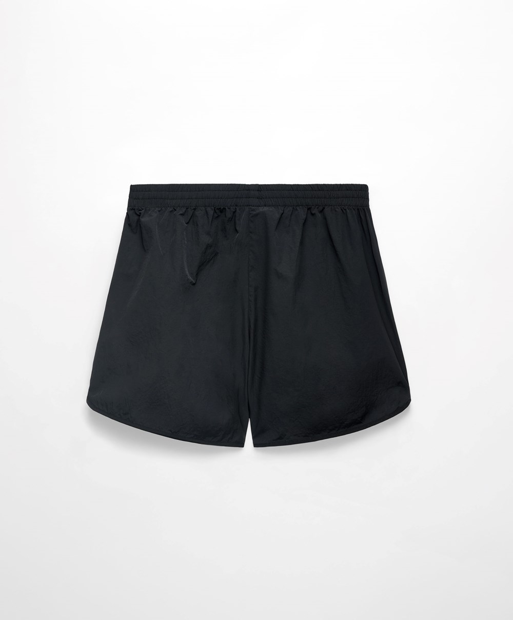 Oysho Vizi-repellent Shorts Fekete | AUQDZJ-763