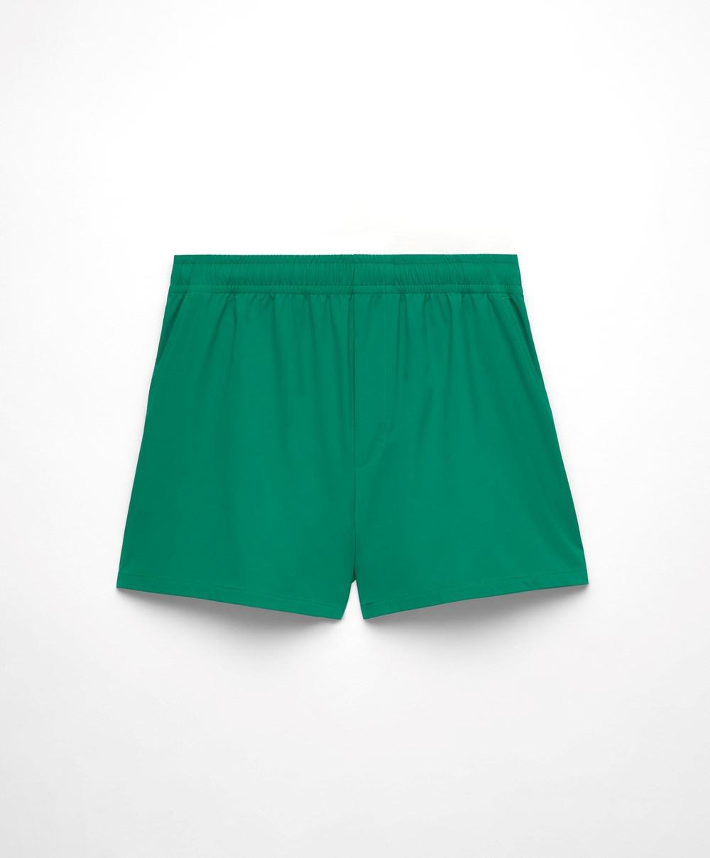 Oysho Vizi-repellent Shorts Sötétzöld | WRUEND-572