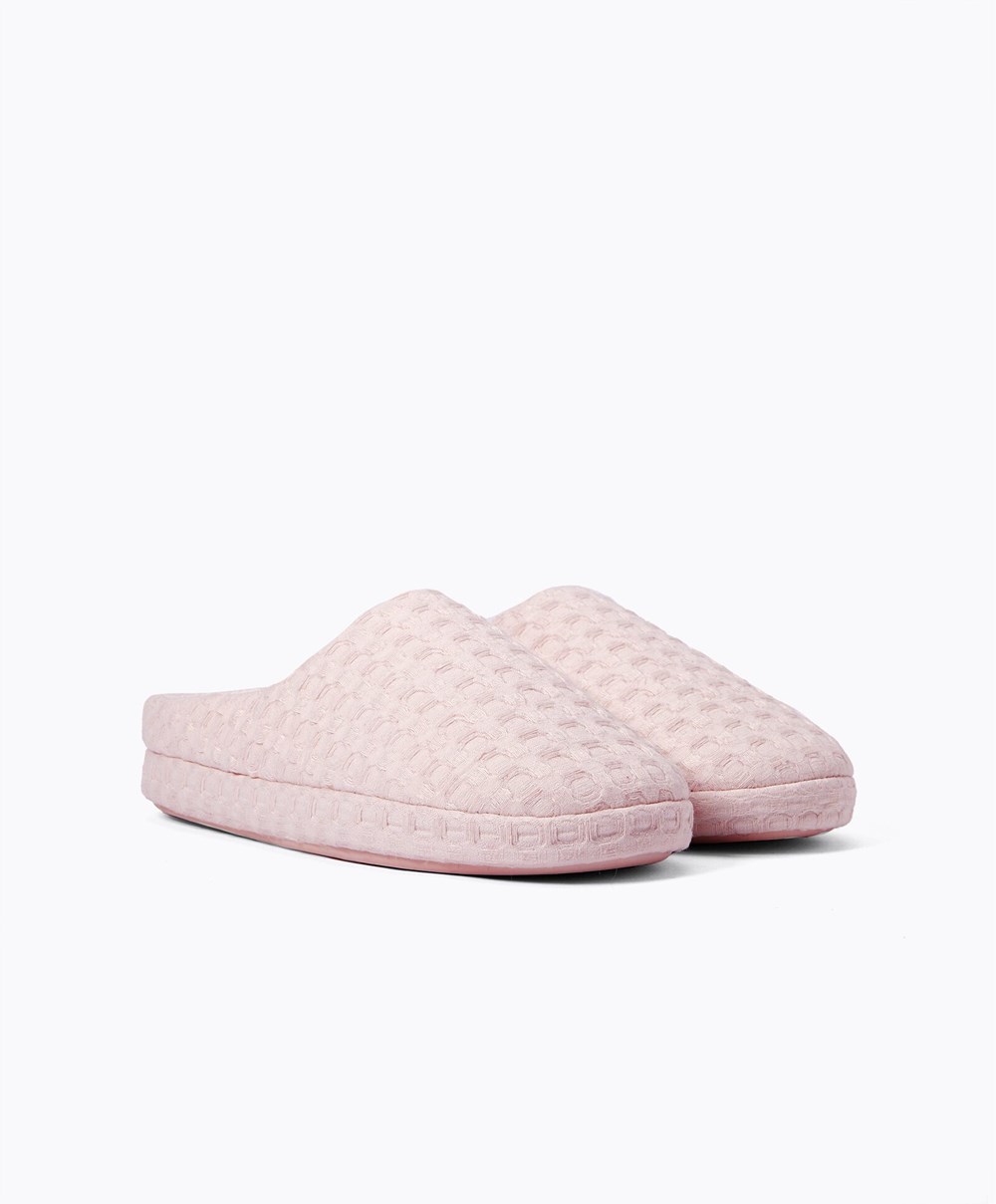 Oysho Weave Mules Rózsaszín | KJZVEF-520